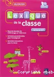 Lexique de la classe, interactif